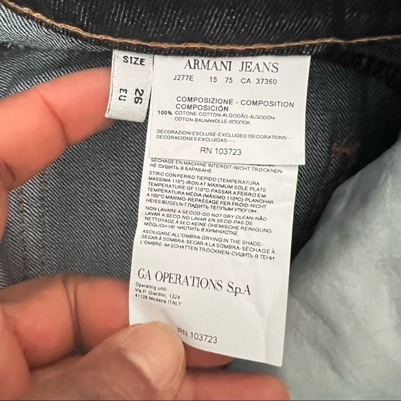 Giorgio Armani blue jeans - Picture 6 of 9